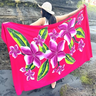 Hight quality rayon sarongs pareo hand painted originally made in bali 